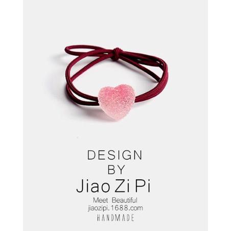 【快樂童年精品】韓版網紅髮繩 超萌可愛糖果系列 愛心軟糖可愛髮繩 / 髮束 髮圈多款選擇-細節圖2