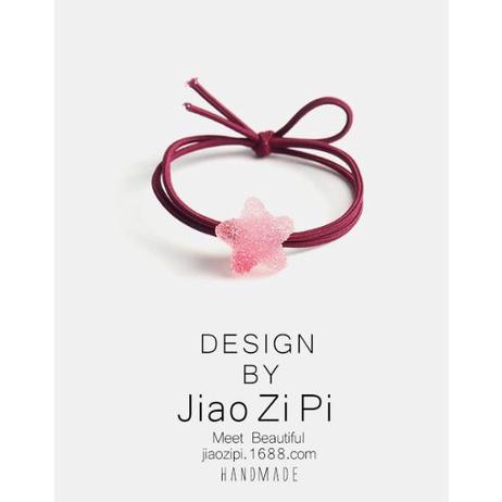 【快樂童年精品】韓版網紅髮繩 超萌可愛糖果系列 星星軟糖可愛髮繩 / 髮束 髮圈多款選擇-細節圖2