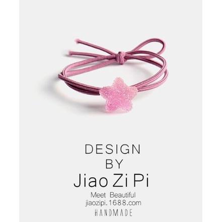 【快樂童年精品】韓版網紅髮繩 超萌可愛糖果系列 星星軟糖可愛髮繩 / 髮束 髮圈多款選擇-細節圖4