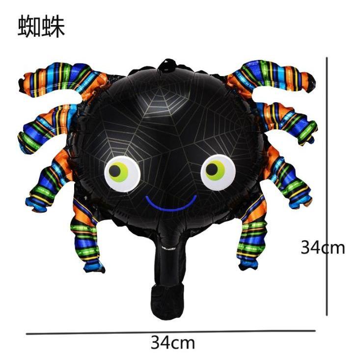 【快樂童年精品】 萬聖節裝飾 手持鋁膜氣球 多款選擇-細節圖7