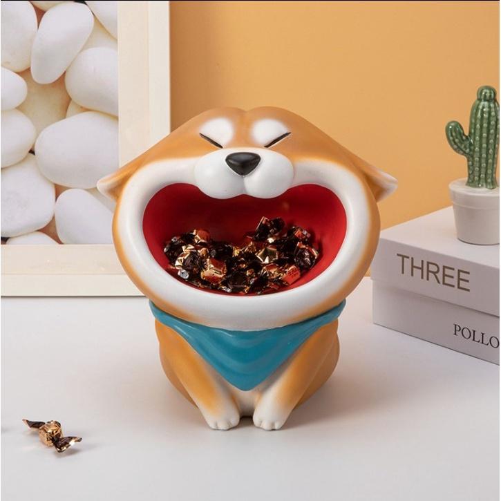 【快樂童年精品】台灣現貨！超萌爆款   柴犬迷不能沒有的收藏品 柴犬 置物 收納擺飾 兩款尺吋選擇-細節圖2