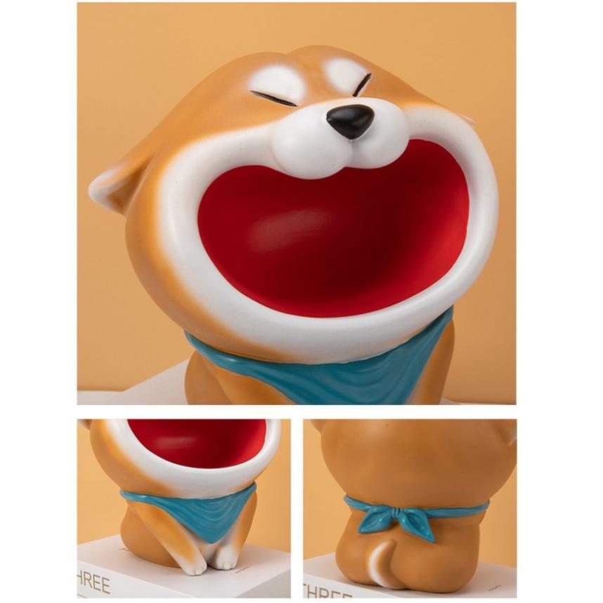 【快樂童年精品】台灣現貨！超萌爆款   柴犬迷不能沒有的收藏品 柴犬 置物 收納擺飾 兩款尺吋選擇-細節圖3