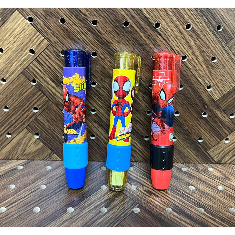 【快樂童年精品】正版授權~漫威 MARVEL 蜘蛛人胖胖自動橡皮擦 2色選擇-細節圖2