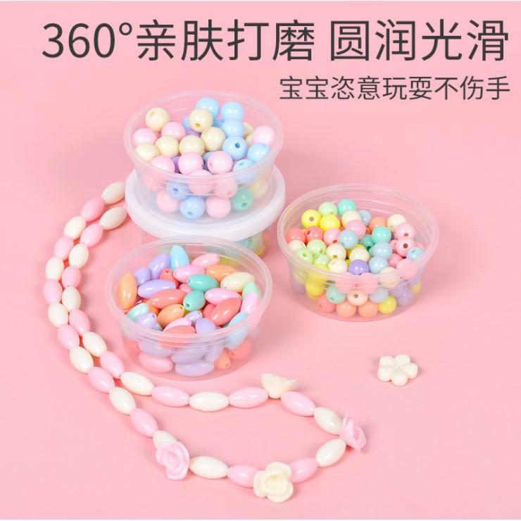 【快樂童年精品】兒童益智串珠玩具 兒童髮飾串珠 24格大盒DIY 超值豪華組手工串珠/項鍊髮飾手鍊-細節圖3