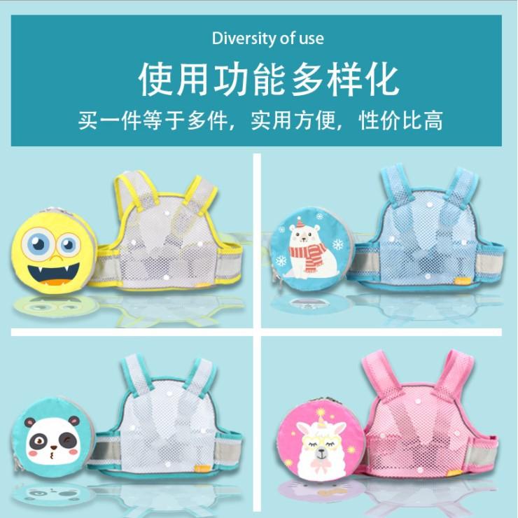 【快樂童年精品】機車族父母 給孩子雙重保障 可前背或後背 兒童機車安全帶(可收納)-細節圖3