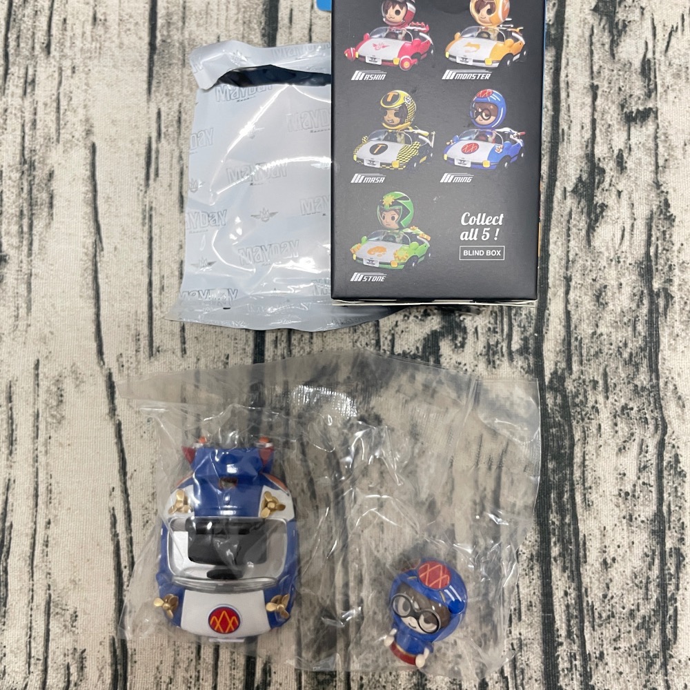 五月天 #5525 大家開開心心出來玩 終結孤單迴力軋車 自駕款 盲盒 全新已拆 阿信 怪獸 瑪莎 石頭 冠佑-規格圖10