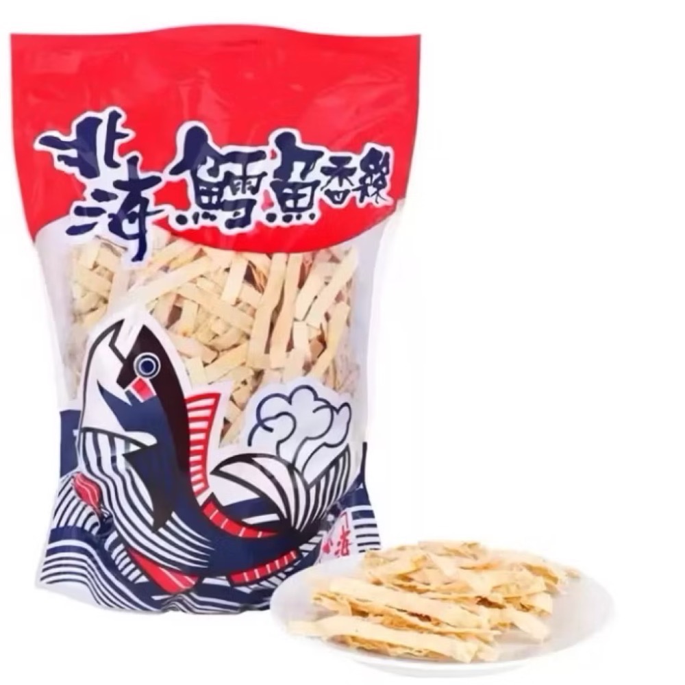 北海 鱈魚香絲 原味寬條 青花椒辣味 600公克 賞味期限 2027.01-細節圖2