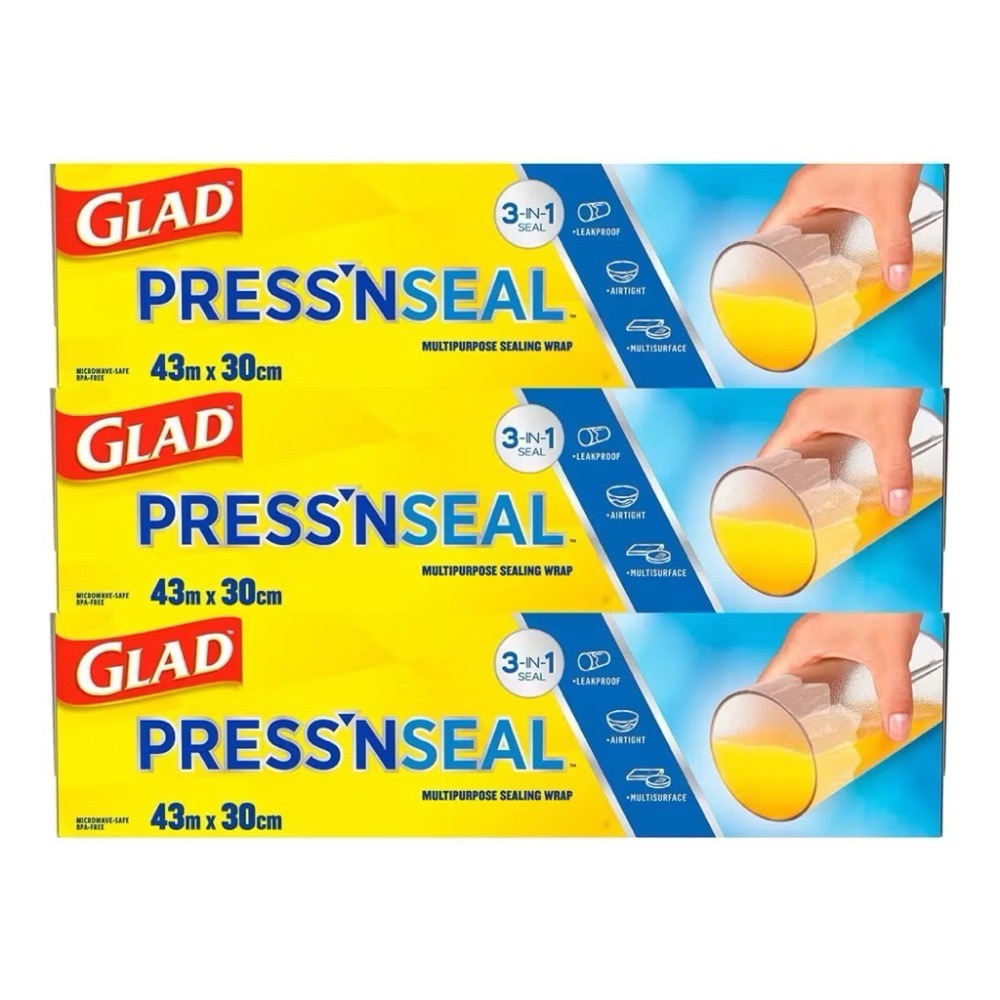 Glad Press’n Seal 強力保鮮膜  3入 效期至2028.06-規格圖2