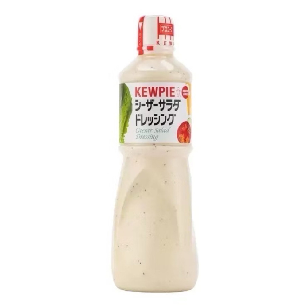 日本 Kewpie 胡麻醬 凱撒沙拉醬 和風醬 （WASABI口味）1公升-規格圖1