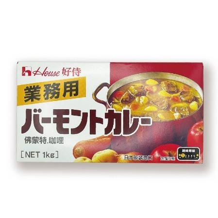 【蓉耀食品】業務用 好侍甜味咖哩塊 1kg/盒-細節圖3