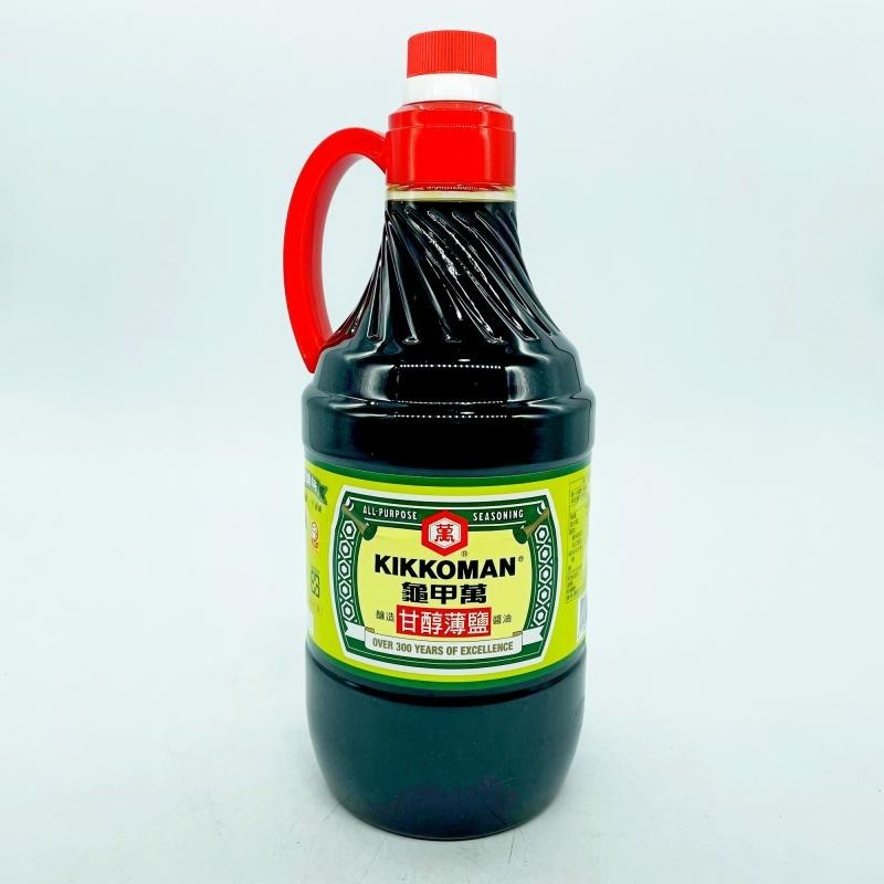 【蓉耀食品】龜甲萬 甘醇薄鹽醬油  1600ml/罐-細節圖2