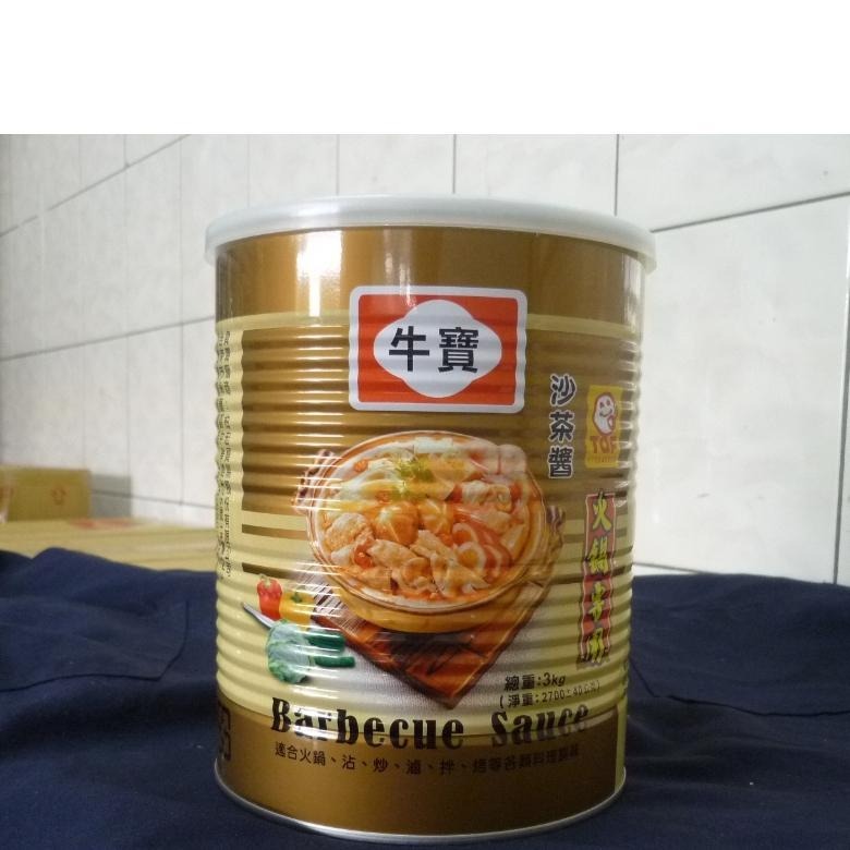 【蓉耀食品】牛寶 沙茶醬 3kg/罐-細節圖2