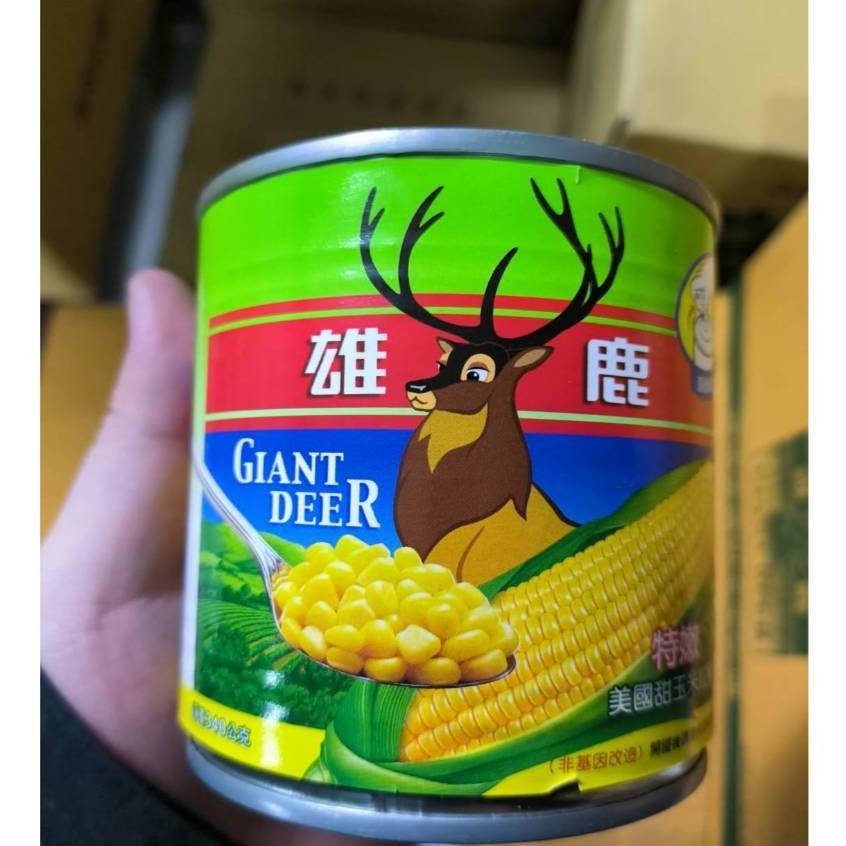 【蓉耀食品】雄鹿牌 玉米罐頭 美國甜玉米粒 玉米粒 340g/罐-細節圖3
