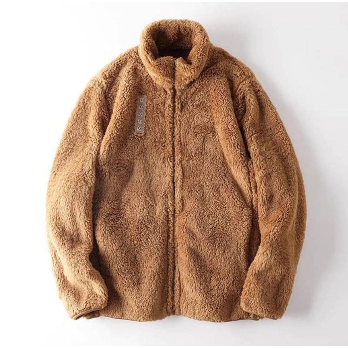 [Ｃ.M.平價精品館]XL現貨出清特價/超保暖超柔軟珊瑚絨加厚立領休閒夾克男女適穿親膚舒適保暖外套4179-細節圖5