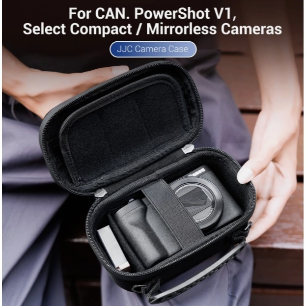 JJC 硬殼相機包保護套 富士 X half Canon V1 Sony ZVE10 ZV1 ZV1F RX100VII-細節圖4