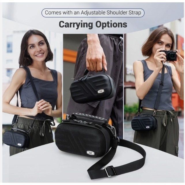 JJC 適用於佳能Powershot V1相機收納包G7X3富士X half徠卡C-LUX理光GR3XSonyZV-1F-細節圖3