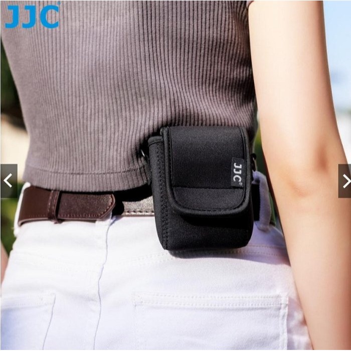 JJC 適用Canon V10 相機包 PowerShot V10 專用相機收納旅行包保護袋 斜跨掛腰 贈肩帶登山扣保護-細節圖4