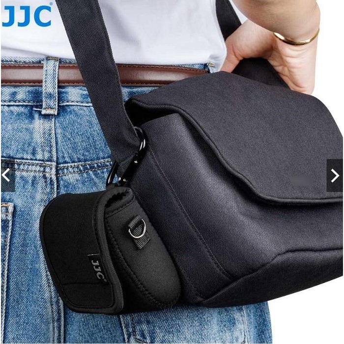 JJC Canon V10 相機包 PowerShot V10 專用相機收納旅行包保護袋 斜跨掛腰 贈肩帶-細節圖3