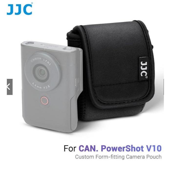台灣現貨 JJC Canon V10 專用相機包 OC-V10 小相機包 相機包 VLOG 含登山扣 潛水布 輕巧便攜-細節圖7
