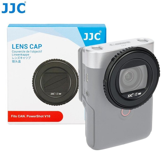 全新 現貨 JJC Z-V10 鏡頭蓋 Canon V10 PowerShot相機專用防丟鏡頭保護蓋 不會產生暗角-細節圖2