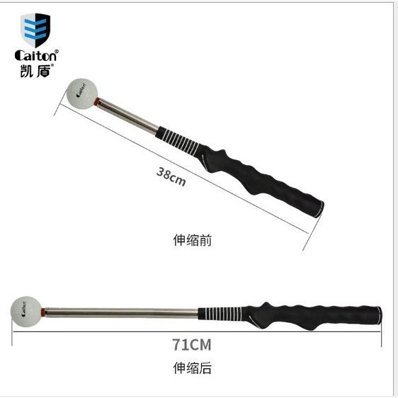 可超取  CAITON 高爾夫伸縮揮桿棒伸縮熱身高爾夫揮桿教練訓練輔助拍子抓地力 訓練用品手型握把節奏響桿姿勢矯正-細節圖4