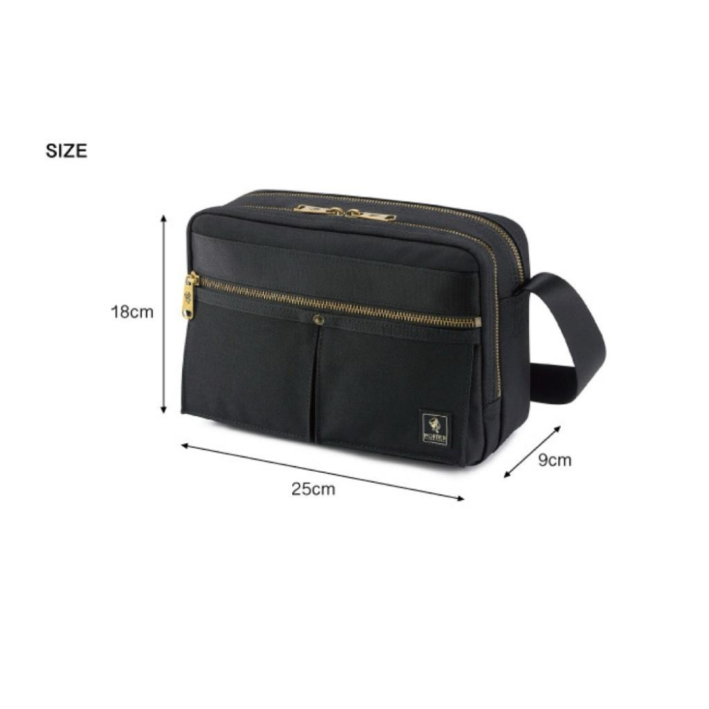 PORTER INTERNATIONAL NINE 2 FIVE雙層斜背包(S)（M) 11729-005 代購 福袋-細節圖6