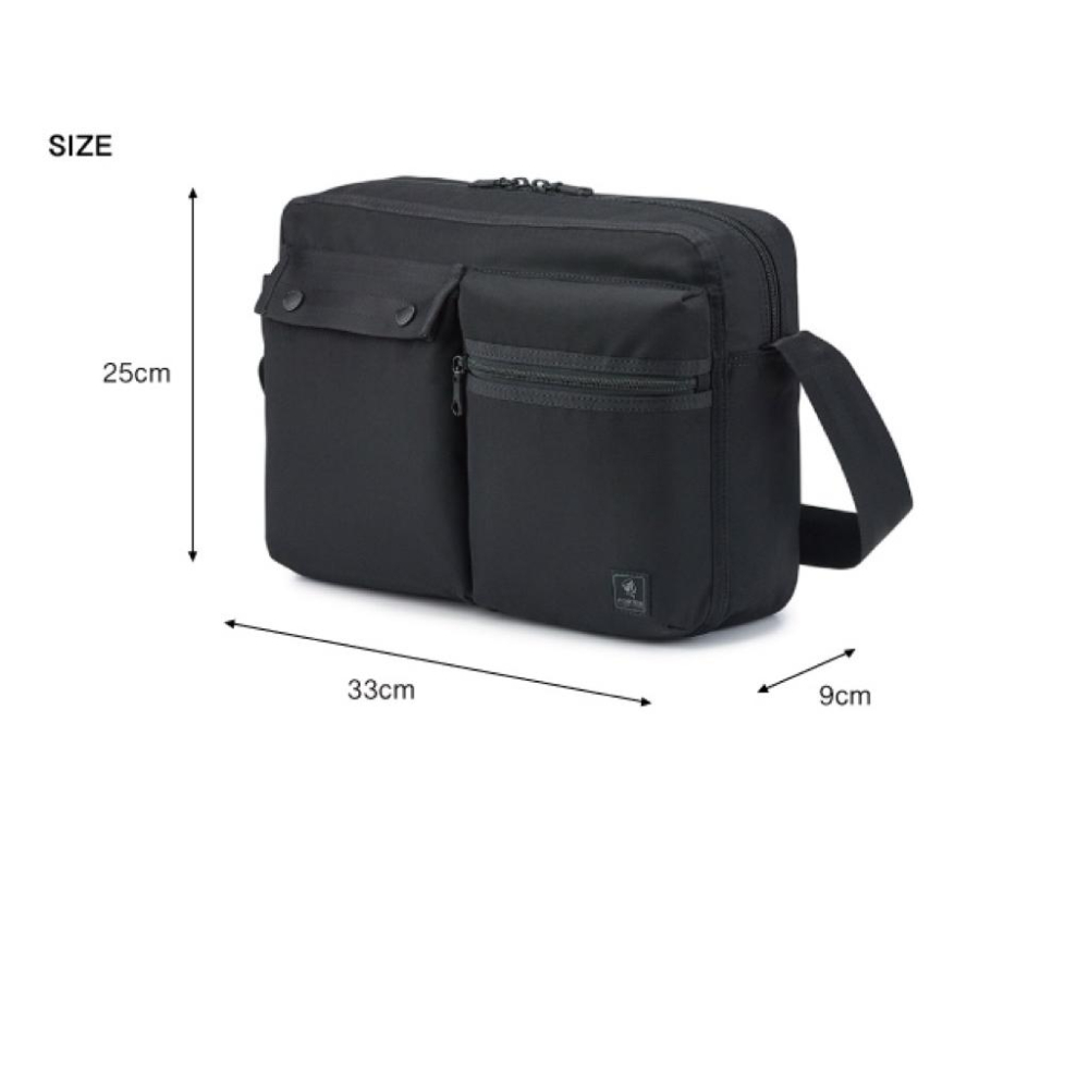 PORTER INTERNATIONAL 斜槓冒險SLOPE斜背包 黑 11862-003 代購 福袋-細節圖6
