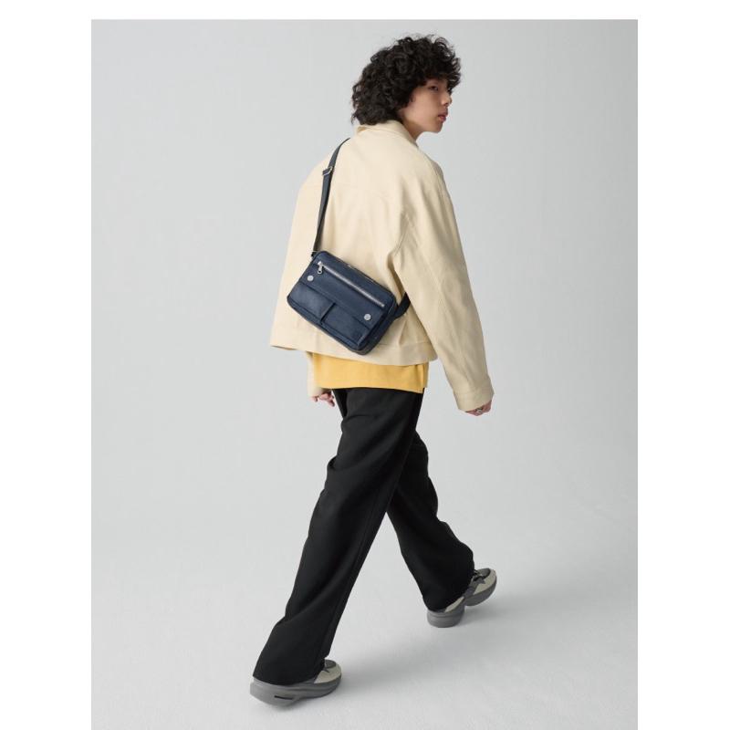 PORTER INTERNATIONAL 質感跳色MILLY雙層斜肩包(S)(M) 11755-002 代購福袋-細節圖8