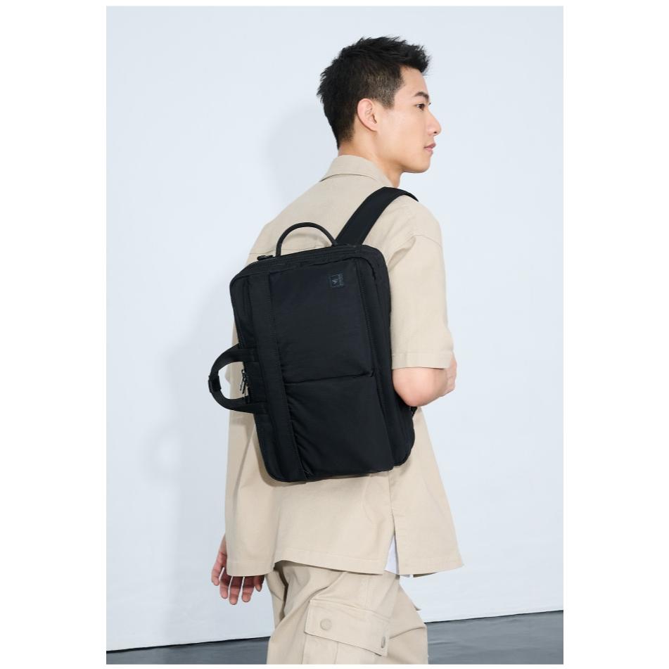 PORTER INTERNATIONAL MATCH雙層三用公事包手提包後背包斜背包 11821-007 黑灰 代購福袋-細節圖9
