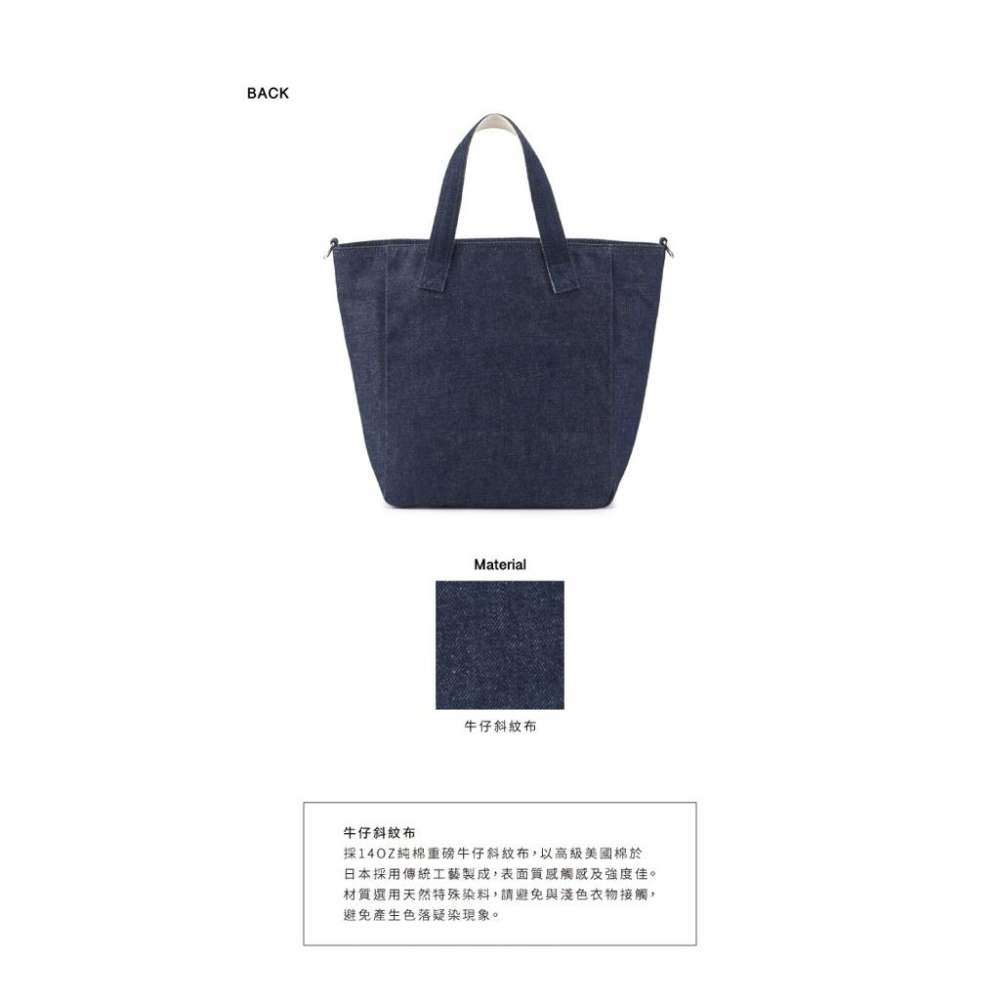PORTER INTERNATIONAL 牛仔丹寧NIMES手提包斜背包 11815-006 11815-004 代購-細節圖2