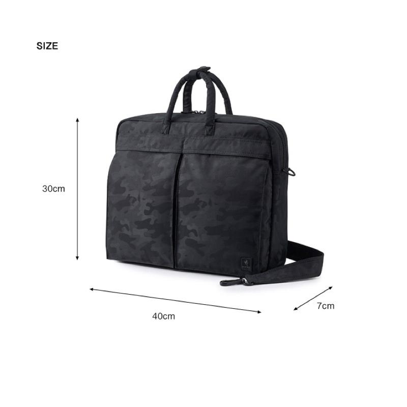 PORTER INTERNATIONAL 迷彩PUZZ公事包斜背手提兩用筆電包 11837-00301C 黑 代購 福袋-細節圖7