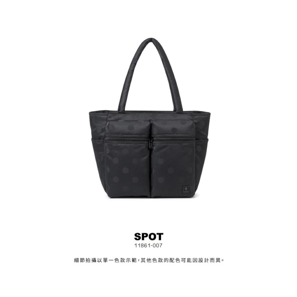 PORTER INTERNATIONAL 復古圓點SPOT托特包肩背包手提包 點點 黑 11861-007 代購福袋-細節圖2