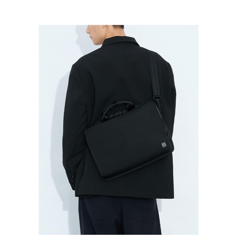 PORTER INTERNATIONAL 簡約機能NEXUS雙層公事包 11835-003 黑 深藍 代購 福袋-細節圖3