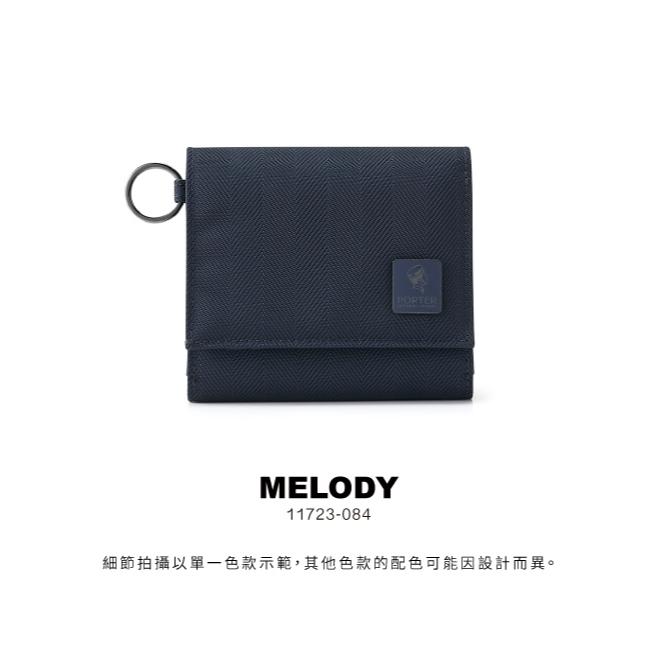 PORTER INTERNATIONAL 低調奢華MELODY零錢短夾 黑 藍 灰綠 代購 11723-084 福袋-細節圖8