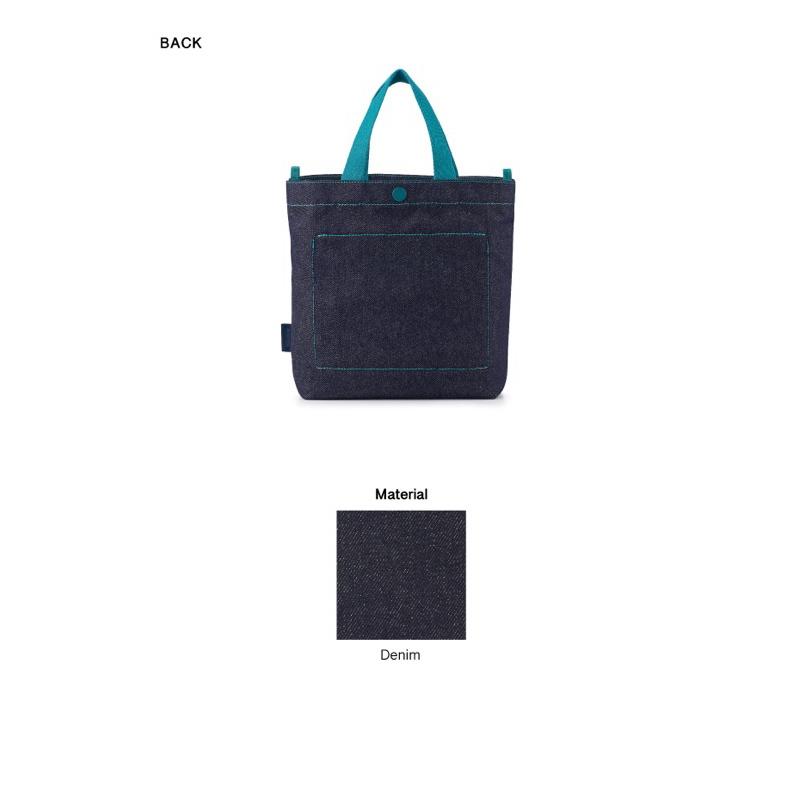 PORTER INTERNATIONAL 單寧DENI牛仔手提包+收納袋組 收納包 手拿包 11765 代購福袋-細節圖4