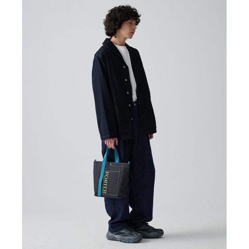 PORTER INTERNATIONAL 單寧DENI牛仔手提包+收納袋組 收納包 手拿包 11765 代購福袋-細節圖9