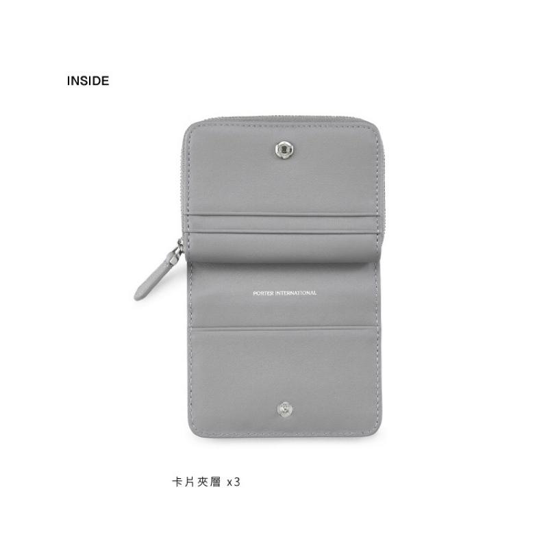 PORTER INTERNATIONAL 堅毅自信AVENUE真皮卡片零錢包 11810-010 棕褐 梅洛 代購 福袋-細節圖5