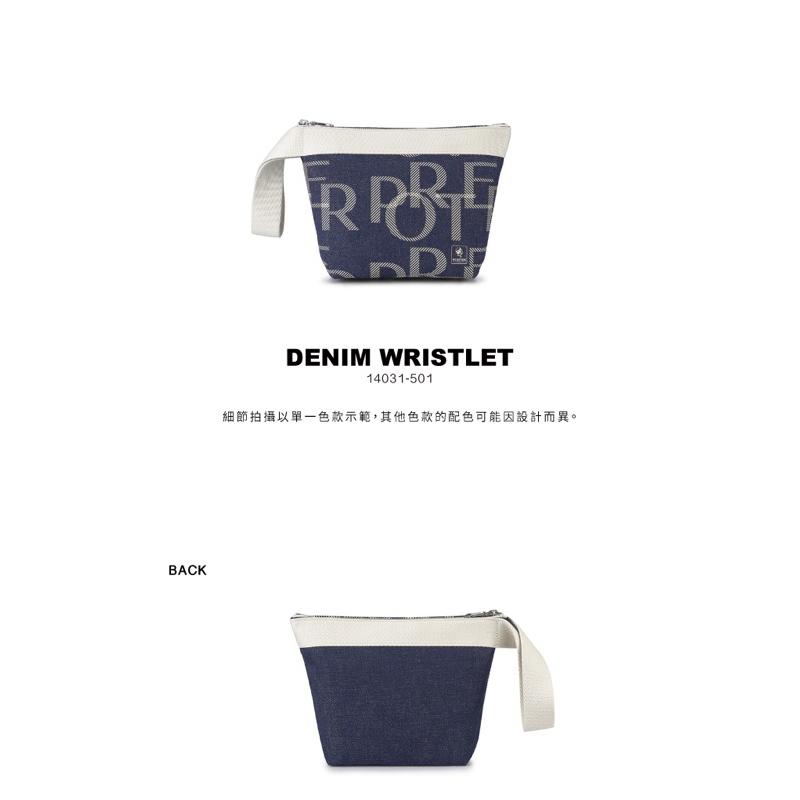 PORTER INTERNATIONAL 單寧牛仔手腕包 化妝包 萬用包 收納包 14031-50179 代購 福袋-細節圖2