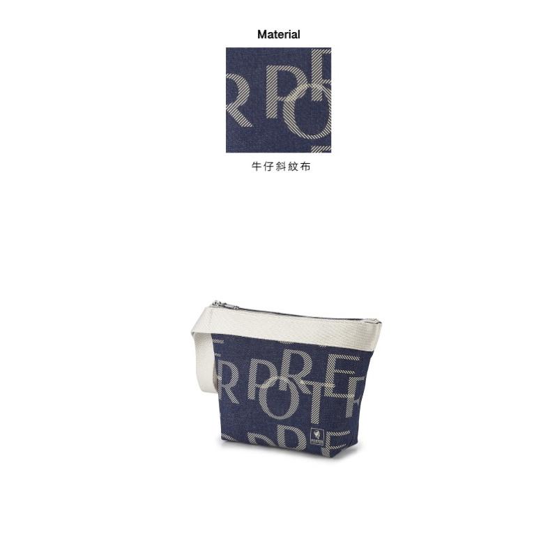 PORTER INTERNATIONAL 單寧牛仔手腕包 化妝包 萬用包 收納包 14031-50179 代購 福袋-細節圖3
