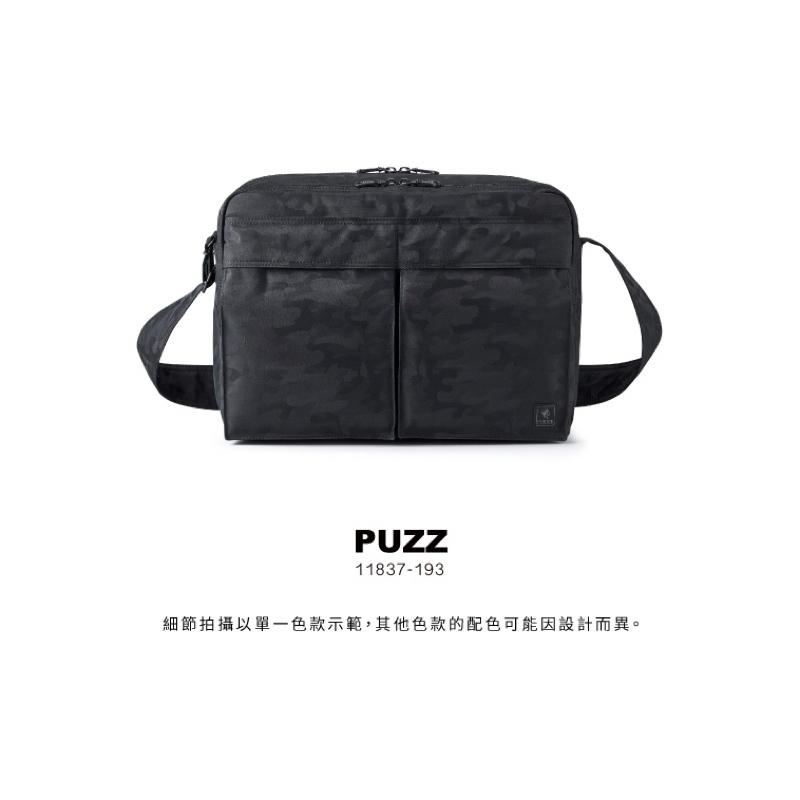 PORTER INTERNATIONAL 迷彩PUZZ雙層斜肩包斜背包 (L) 11837-19301C 黑 代購 福袋-細節圖2