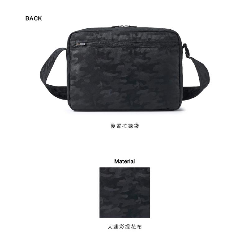 PORTER INTERNATIONAL 迷彩PUZZ雙層斜肩包斜背包 (L) 11837-19301C 黑 代購 福袋-細節圖3