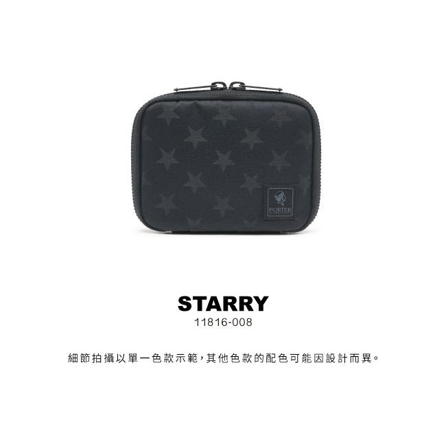 PORTER INTERNATIONAL 星光熠熠STARRY星星雙折短夾 11816-00801 黑 代購 福袋-細節圖2