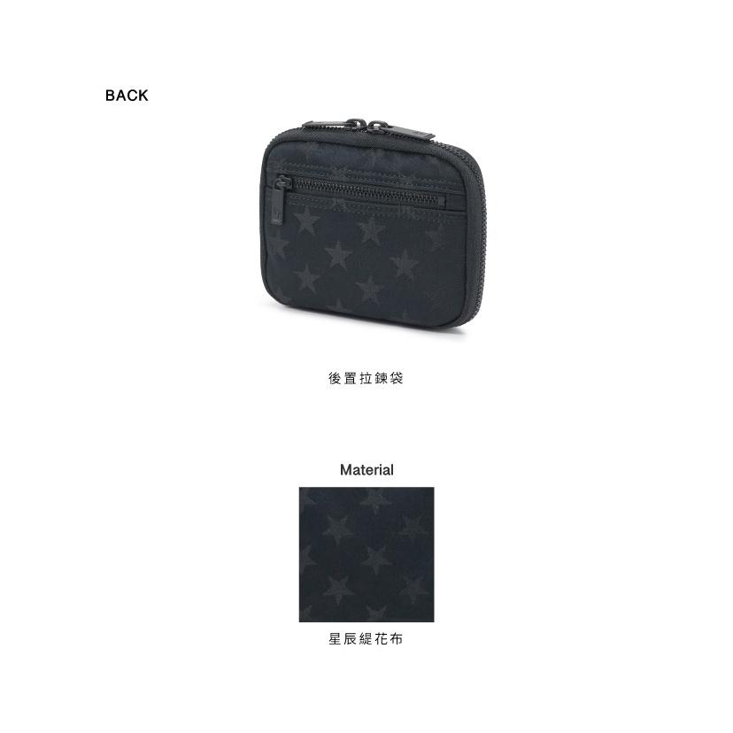 PORTER INTERNATIONAL 星光熠熠STARRY星星雙折短夾 11816-00801 黑 代購 福袋-細節圖3