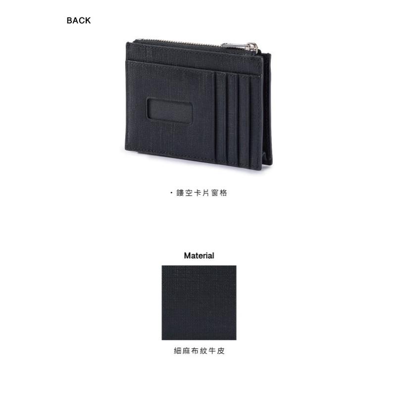PORTER INTERNATIONAL 沉穩風尚LOFTY牛皮真皮鏤空窗格卡夾零錢包 11736-008 代購福袋-細節圖4