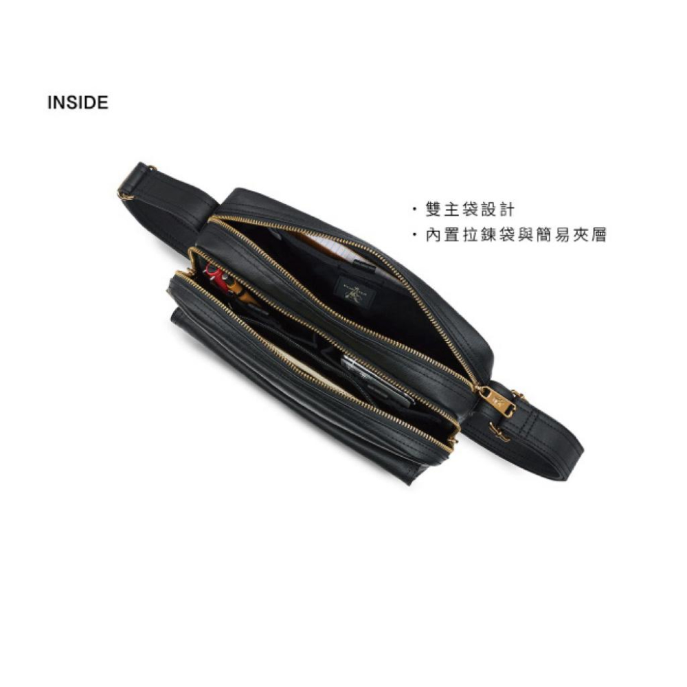 PORTER INTERNATIONAL 復古MORI雙層斜背包(S)(M)11726-003 11726-111 代購-細節圖7