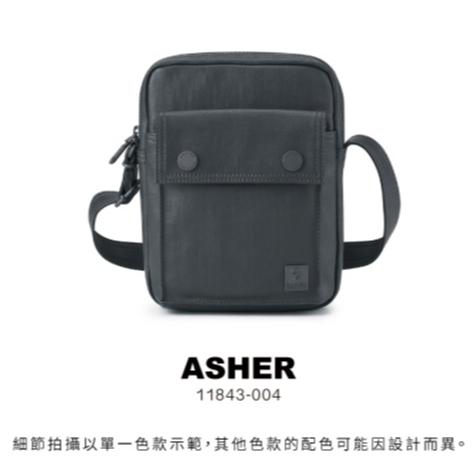 PORTER INTERNATIONAL 輕霧復古ASHER直立式斜背包 代購 深藍 灰 11843-004 福袋-細節圖2