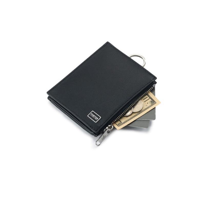 PORTER INTERNATIONAL POUCH牛皮真皮零錢袋可拆直式三用證件夾證件套 11712-004 代購福袋-細節圖8
