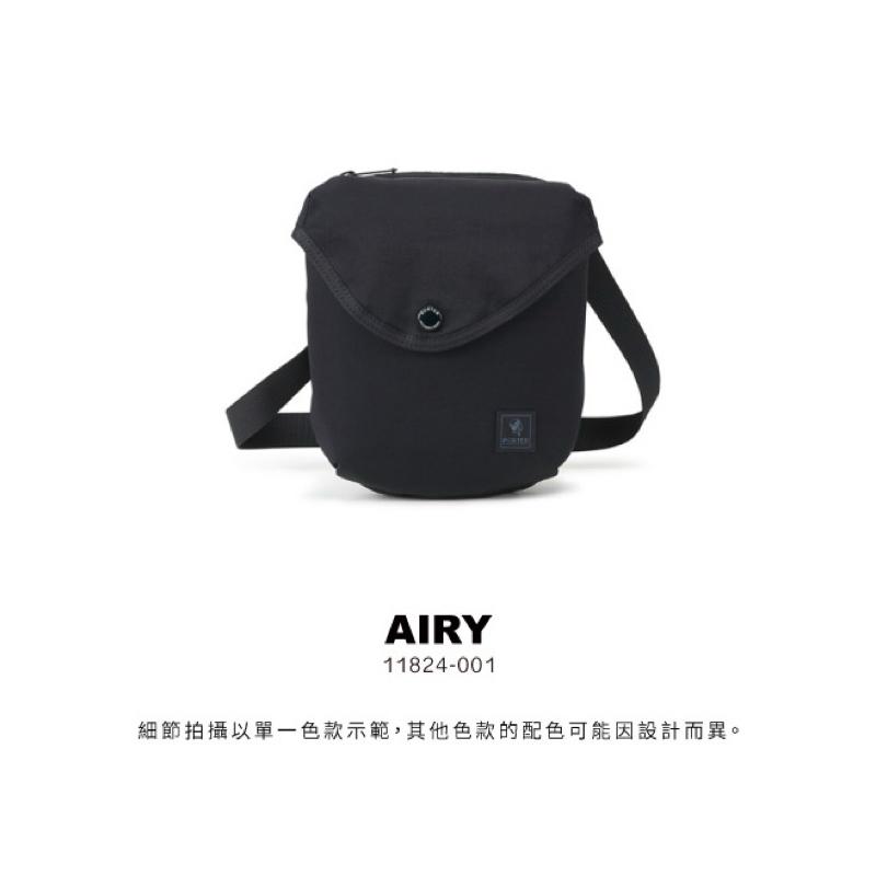 PORTER INTERNATIONAL 輕量隨行AIRY扁包斜背包 11824-001 黑 藍 代購 福袋-細節圖2