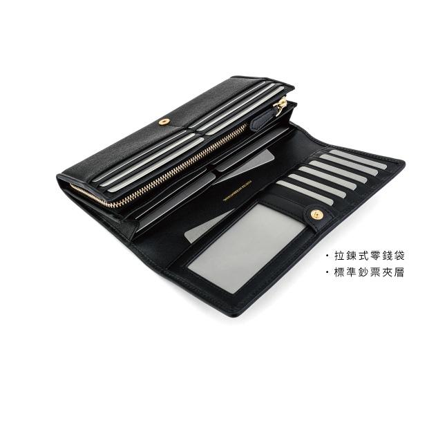 PORTER INTERNATIONAL 復古品味MORI真皮牛皮長夾皮夾 11726-023 深紅 代購 福袋-細節圖4