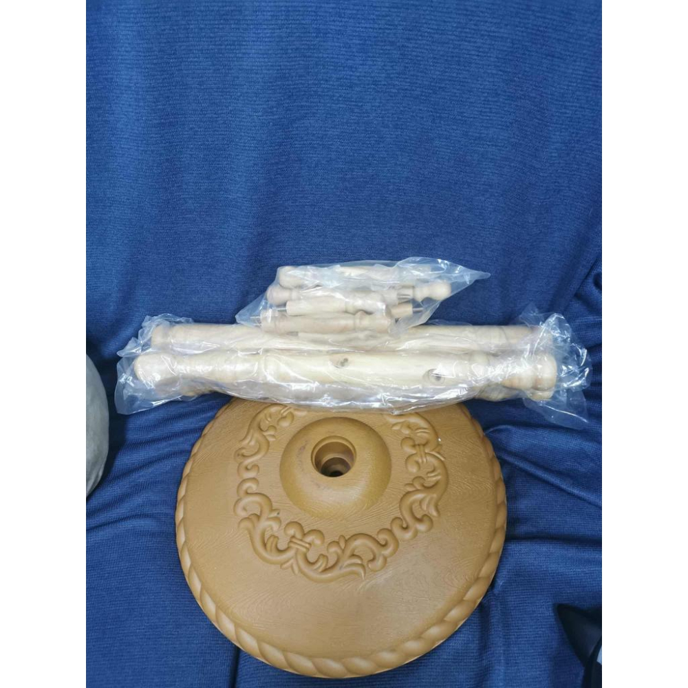 大圓盤實木吊衣架 原木掛衣架 實木衣架 衣帽架 毛巾架 原木衣架 直立式衣帽架-細節圖3